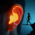 Внутреннее ухо поддерживает равновесие