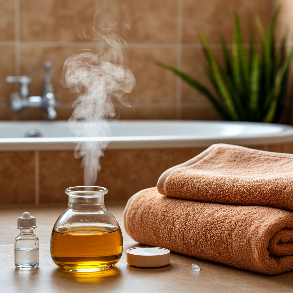 Home clogged ears relief methods
